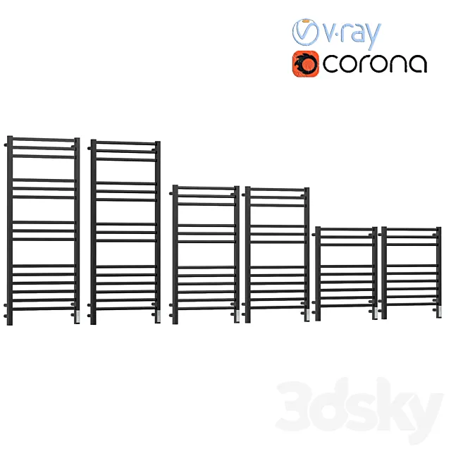 Vatican P15 500×1300 electro (sensor quick touch) Towel dryer TERMINUS 3D Model