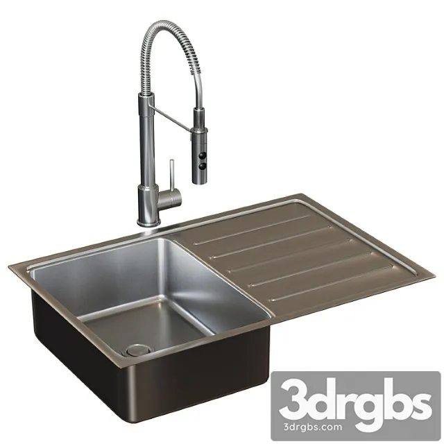 Vattudalen vattudalen single mortise with wing stainless steel69x47 cm 3D Model Download