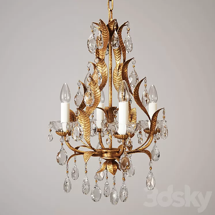 Vaughan Joliet Chandelier CL0078.GI 3D Model
