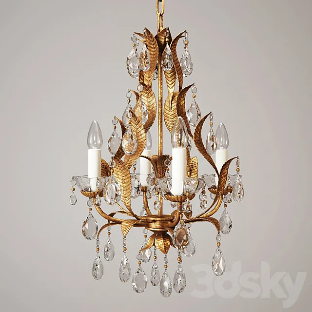 Vaughan Joliet Chandelier CL0078.GI 3DModel Vaughan Joliet Chandelier CL0078.GI 3DModel