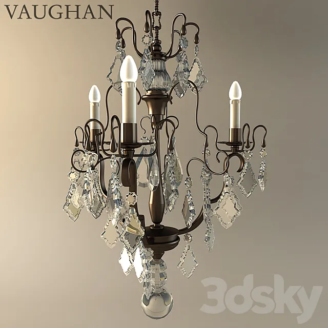 Vaughan Kington Cage Chandelier 3D Model Vaughan Kington Cage Chandelier 3D Model