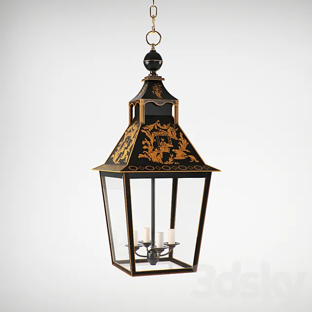 Vaughan – Pagoda Lantern 3D Model Vaughan – Pagoda Lantern 3D Model