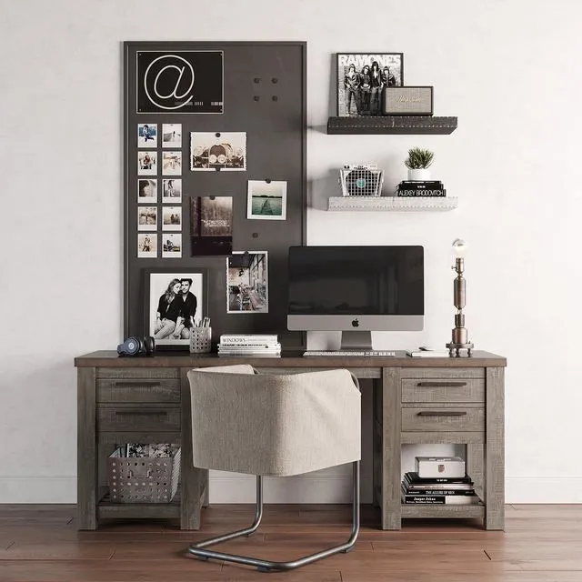 Vaughn Storage Desk 3D Model