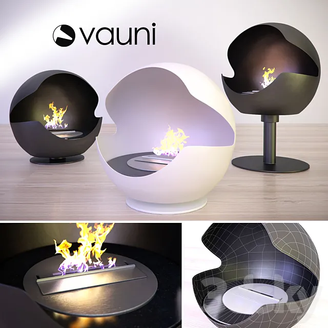 Vauni Globe – Bio Fireplace 3DModel