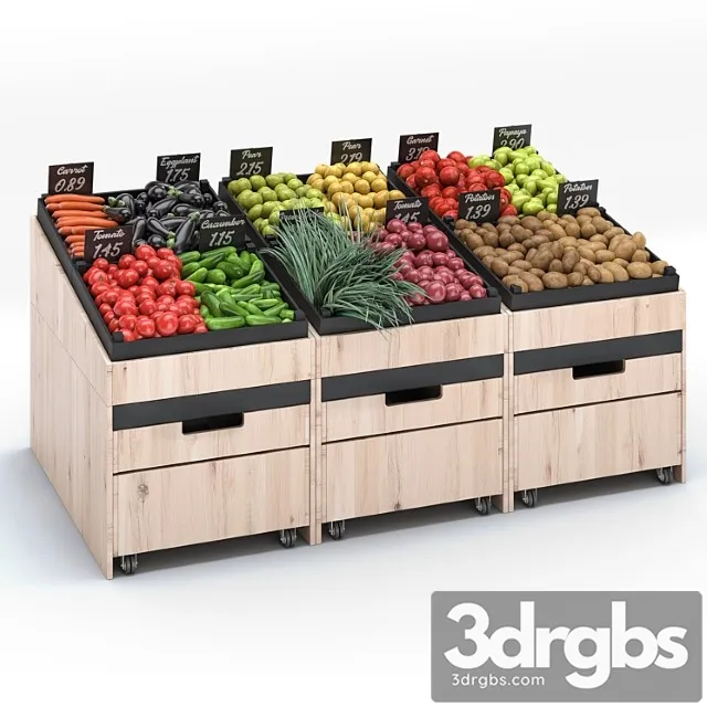 Vegetable Breakdown 3 3D Model Download - 3DSKY Decor Helper