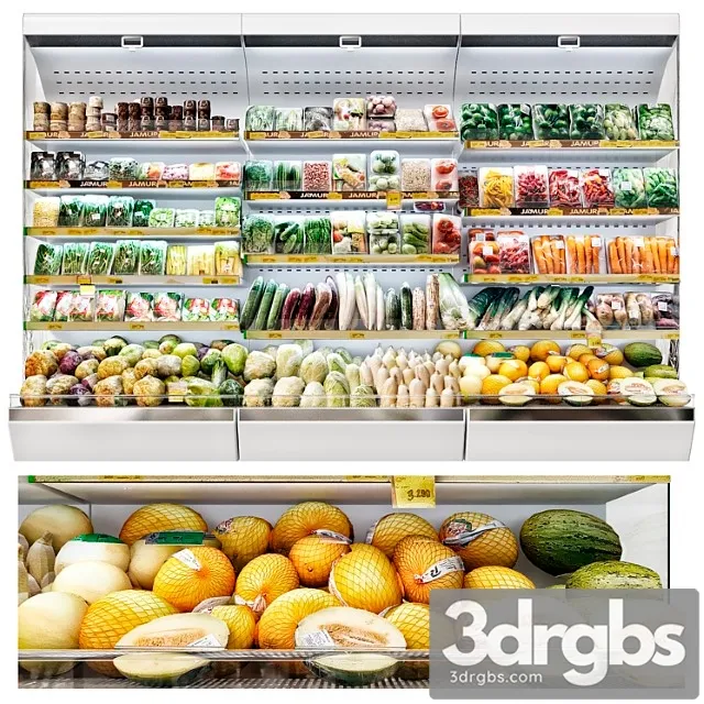 Vegetable Market 3D Model Download