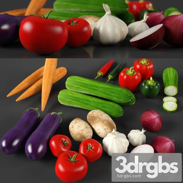 Vegetables 3D Model Download