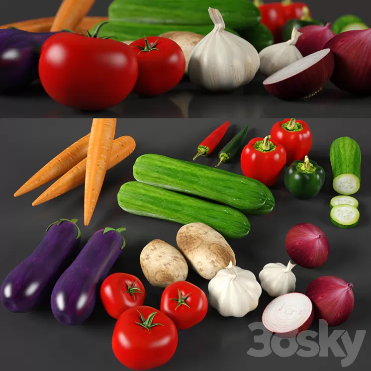VEGITABLES 3D Model