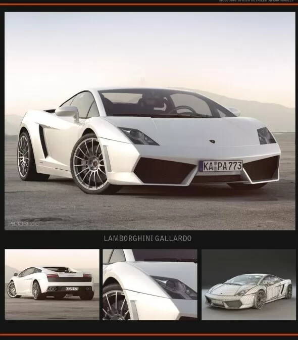 VEHICLE – CAR 3D MODELS – VOL.84 – No.004