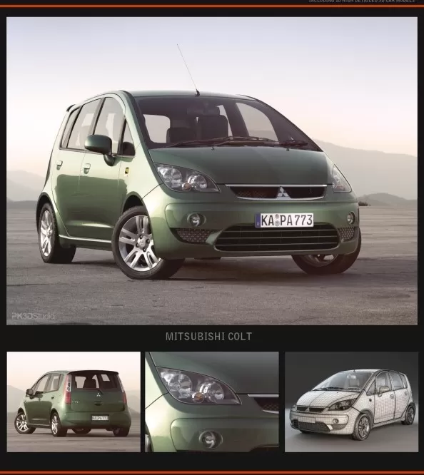 VEHICLE – CAR 3D MODELS – VOL.84 – No.008