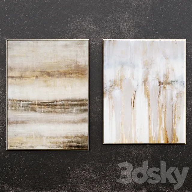 Veil and Solstice Giclee Canvas Art by Mark McDowell John-Richard Collection 3D Model