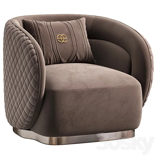 Velar Armchair By Elve Luxury 3D Model Velar Armchair By Elve Luxury 3D Model