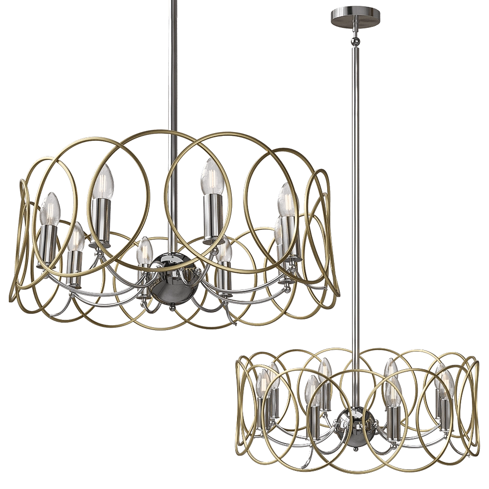 Vele Luce – Chandelier Vita VL4234P08 3D Model Vele Luce – Chandelier Vita VL4234P08 3D Model