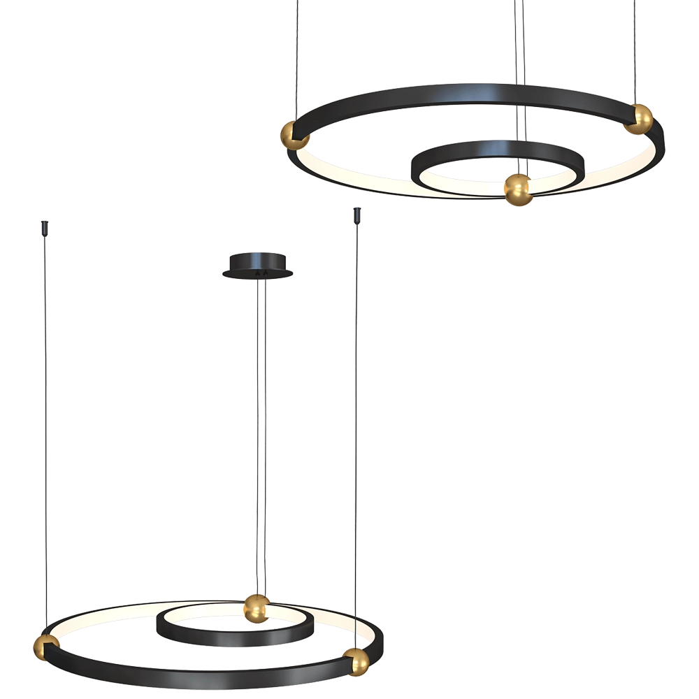Vele Luce – Pendant lamp Atomo VL7252P12 3D Model Vele Luce – Pendant lamp Atomo VL7252P12 3D Model