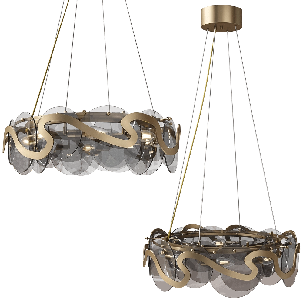 Vele Luce – Pendant lamp Melodia VL3294P08 3D Model Vele Luce – Pendant lamp Melodia VL3294P08 3D Model