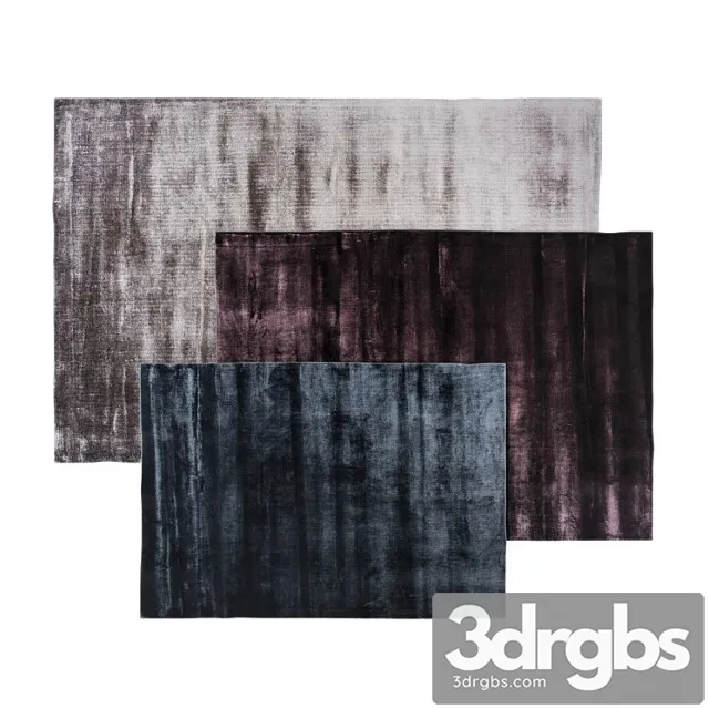 Velvet carpets lucens line design 3D Model Download