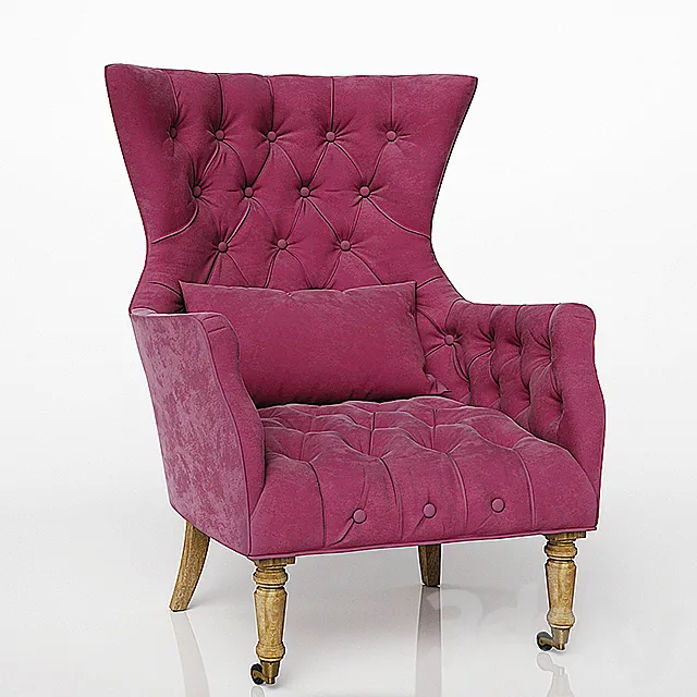 Velvet Julienne Chair 3DModel