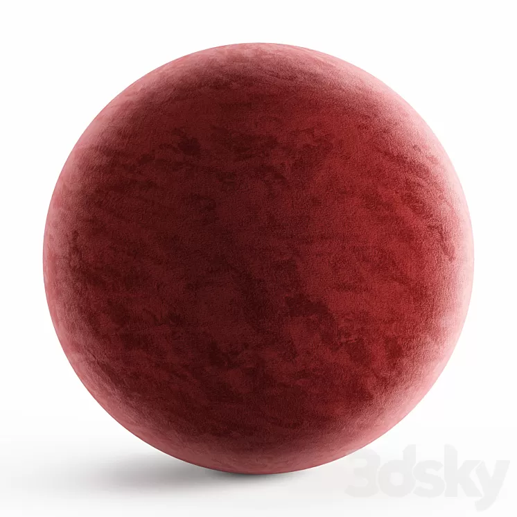 Velvet suede velor seamless material 3D Model