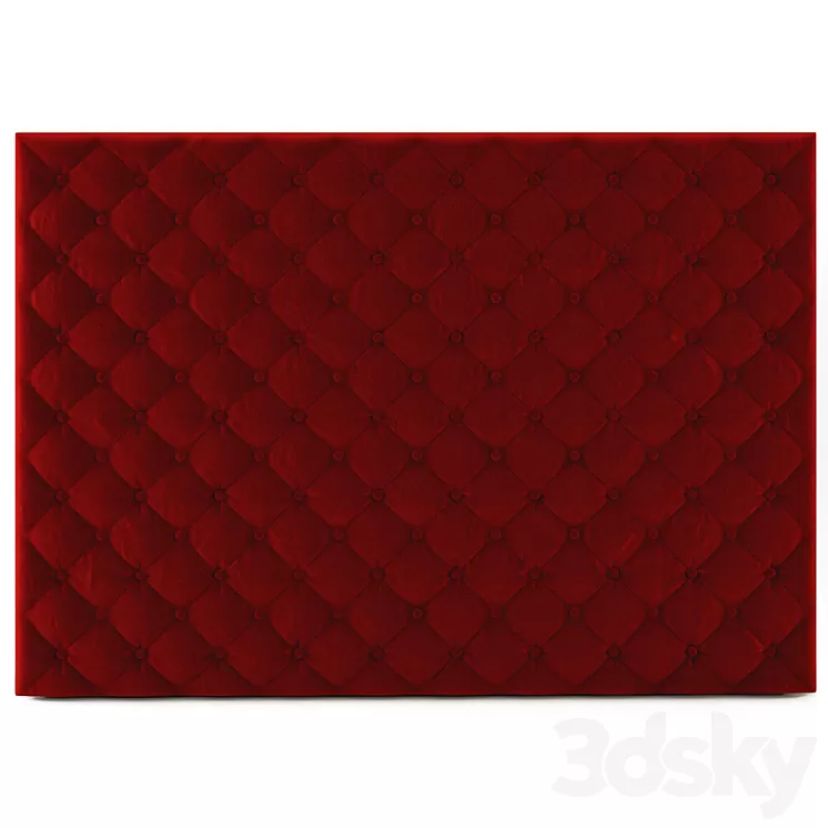 velvet wall capito 3D Model velvet wall capito 3D Model