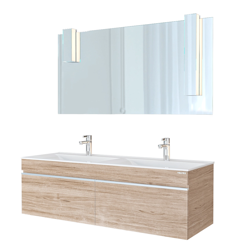 Velvex – Washbasin set Pulsus 140 3D Model Velvex – Washbasin set Pulsus 140 3D Model