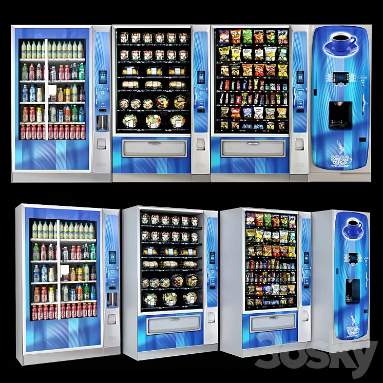 Vending machine 3D Model