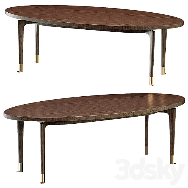 Vendome dining table 3D Model