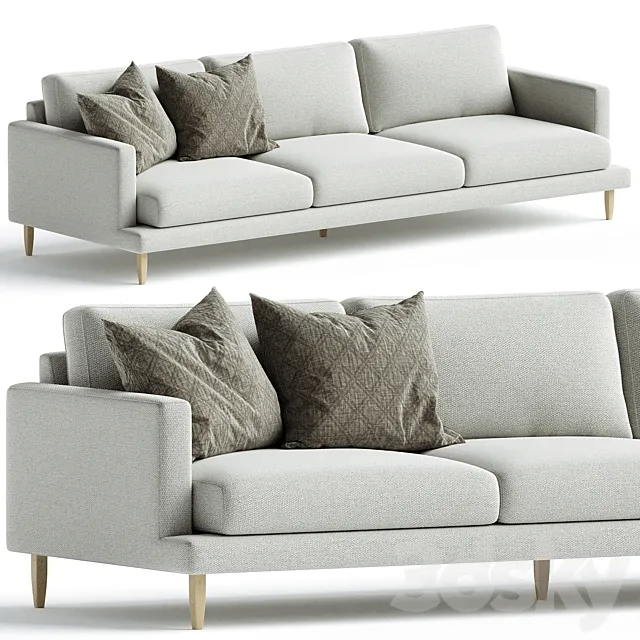 Veneda 4 seater sofa Designed by Bolia Design Team 3D Model Veneda 4 seater sofa Designed by Bolia Design Team 3D Model
