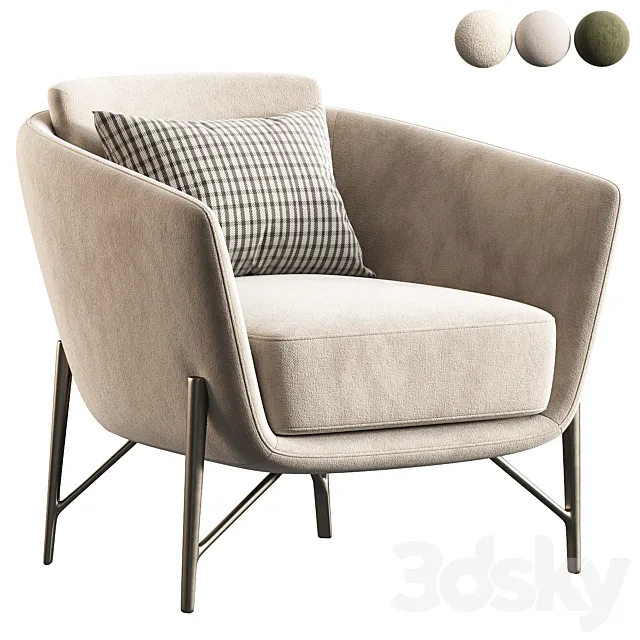 VENERE Armchair 3D Model