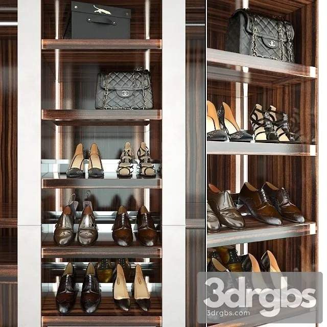 Venere Seg Shoes 3D Model Download