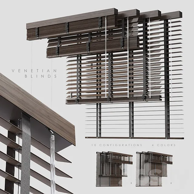 Venetian blinds 1 3DModel Venetian blinds 1 3DModel