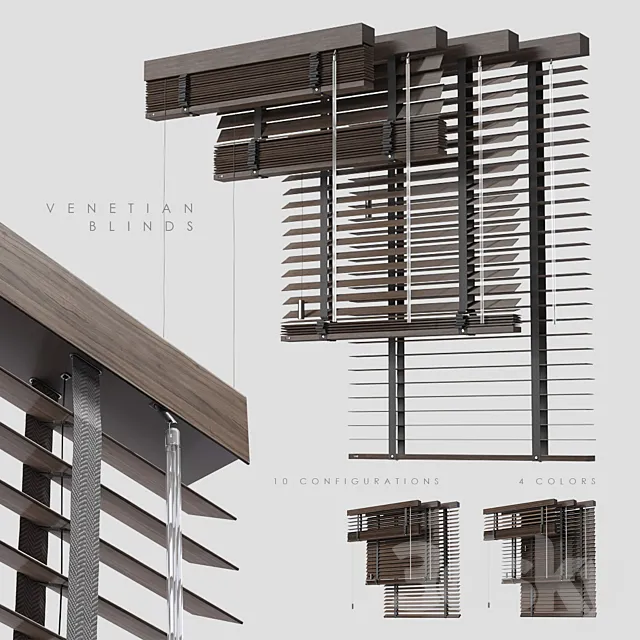Venetian blinds 2 3DModel Venetian blinds 2 3DModel