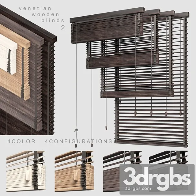 Venetian wooden blinds 2 Venetian wooden blinds 2