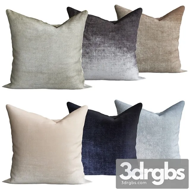 Venice knife edge pillow 3D Model Download Venice knife edge pillow 3D Model Download