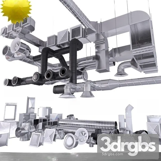 Ventilation 3D Model Download Ventilation 3D Model Download