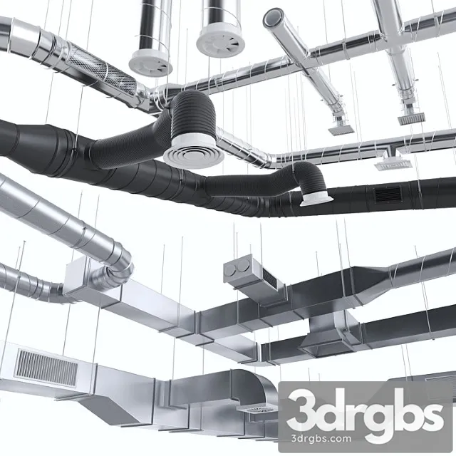 Ventilation System 3D Model Download
