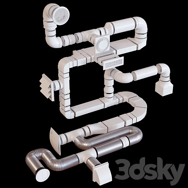 Ventilation system ERA 3D Model