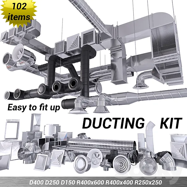 Ventilation (vray GGX. corona PBR) 3DModel Ventilation (vray GGX. corona PBR) 3DModel