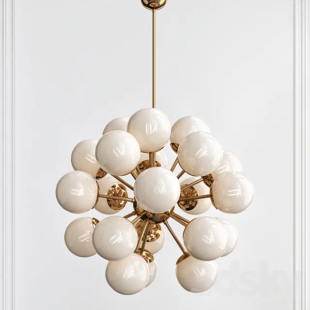 Ventiquattro Sputnik Chandelier by Fabio Ltd 3D Model