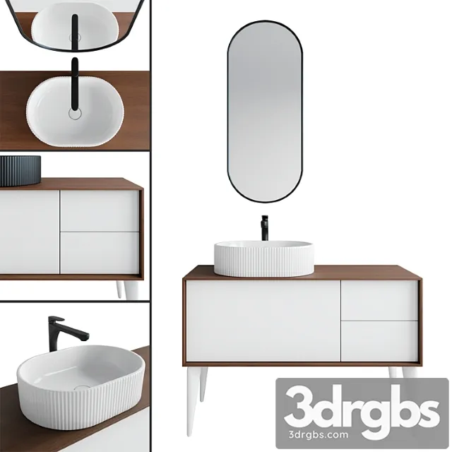 Vento washbasin and cabinet atollo kerama marazzi Vento washbasin and cabinet atollo kerama marazzi