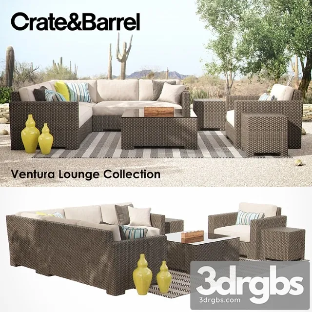 Ventura Lounge Collection Set I 3D Model Download