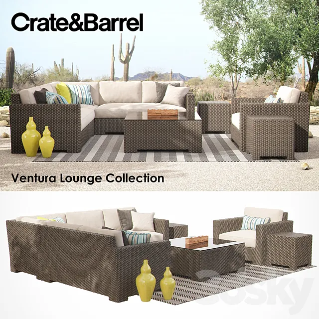 VENTURA Lounge Collection – Set I 3DModel