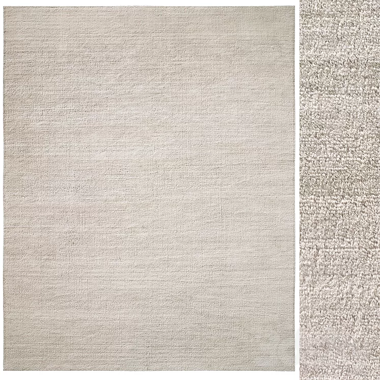 Verène Handwoven Mongolian Cashmere Rug 3D Model Verène Handwoven Mongolian Cashmere Rug 3D Model