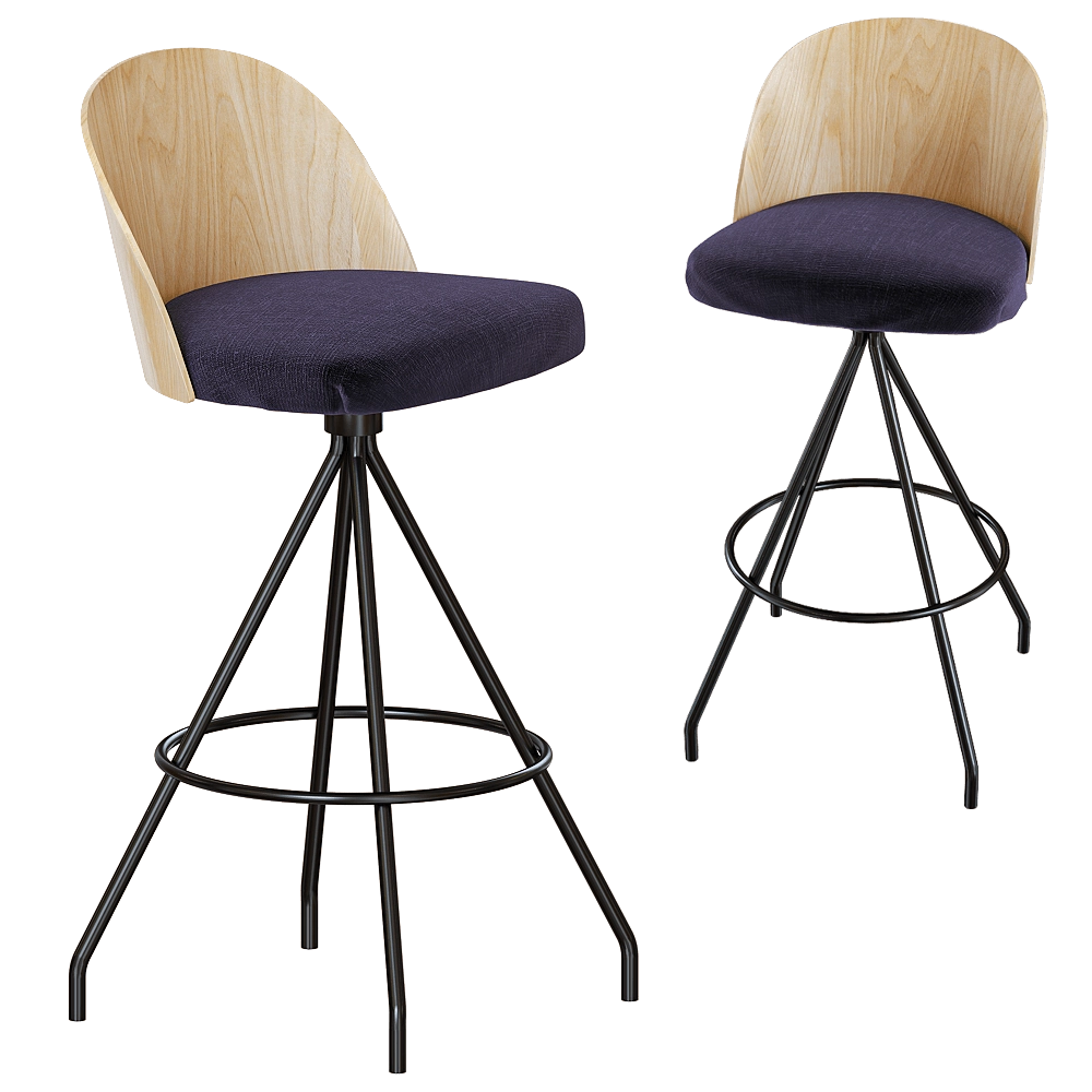 Verges – Barstool Cistell Slim 3D Model Verges – Barstool Cistell Slim 3D Model