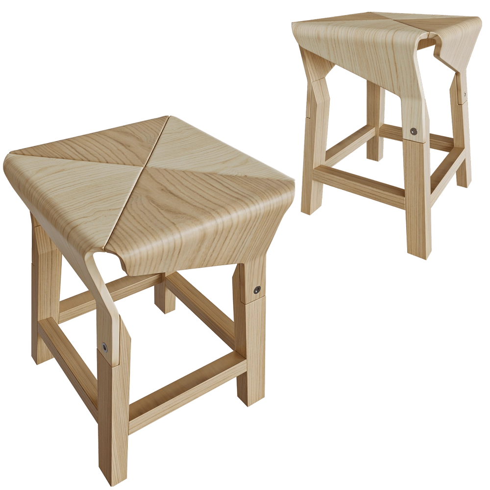 Verges – Low stool Naoshima 3D Model Verges – Low stool Naoshima 3D Model