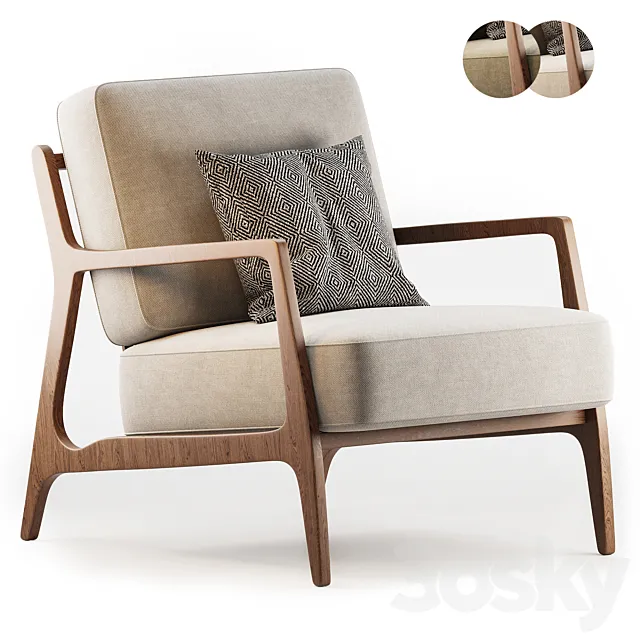Verity Lounge Chair 3D Model Verity Lounge Chair 3D Model