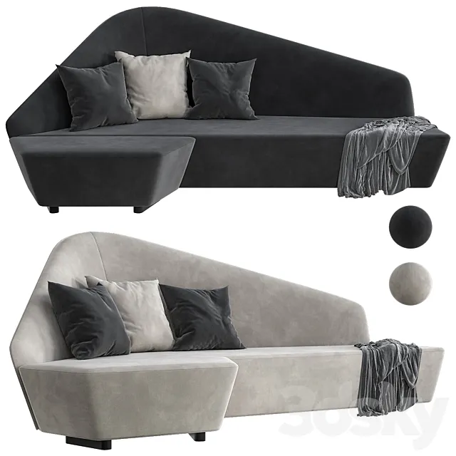Verlaine sofa by Driade 3DModel Verlaine sofa by Driade 3DModel