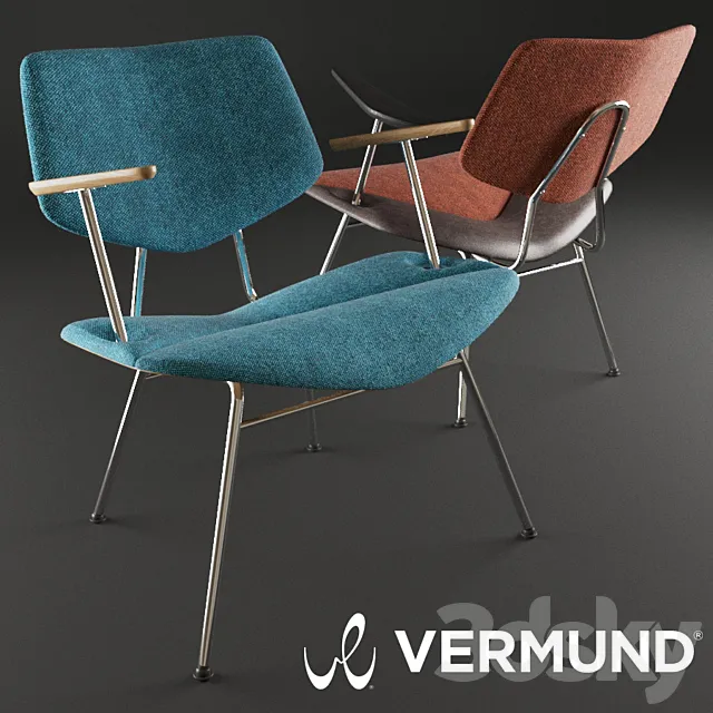 Vermund VL135 Cosy lounge chair 3DModel