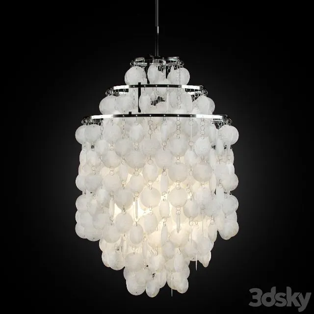 Verner Panton Seashell Fun 1DM 3D Model Verner Panton Seashell Fun 1DM 3D Model