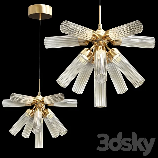 Verona LED Chandelier Ceiling Light 3DModel Verona LED Chandelier Ceiling Light 3DModel