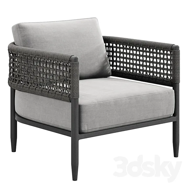 Verona Lounge Chair 3D Model